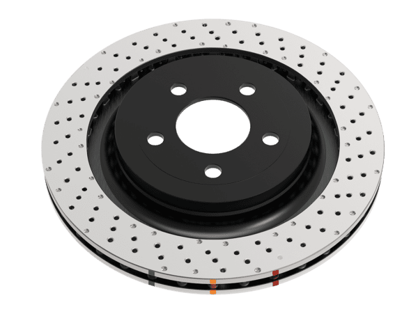DBA 5000 SERIES T3 CROSS DRILLED DIMPLED REPLACEMENT DISCS - WITH HAT