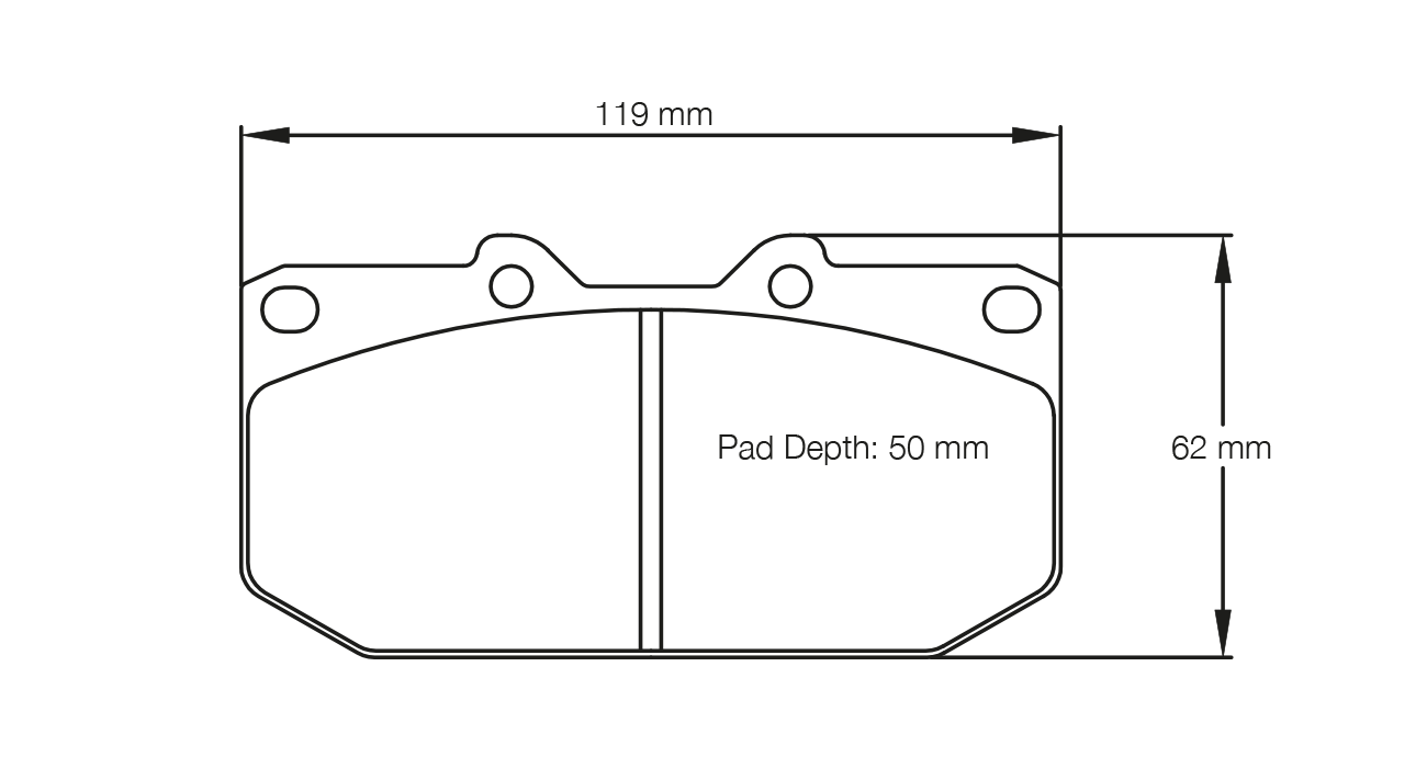 PAGID RACING BRAKE PADS U1406 TO FIT NISSAN 300ZX & SUBARU WRX JAPAN + EU FRONT