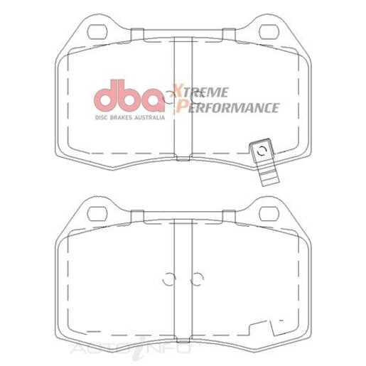 DBA EXTREME PERFORMANCE PADS DB1520 HONDA CIVIC,NISSAN SKYLINE FRONT