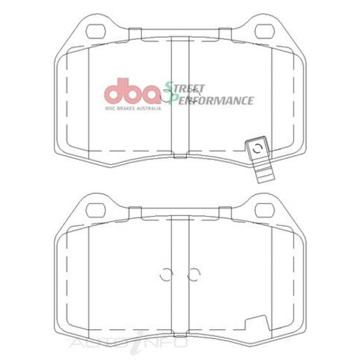 DBA STREET PERFORMANCE PADS DB1520 HONDA CIVIC,NISSAN SKYLINE FRONT
