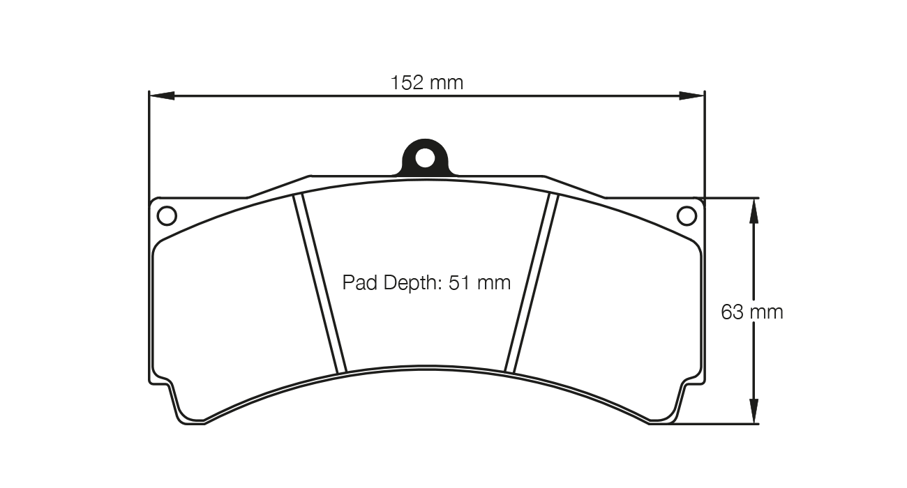 PAGID RACING BRAKE PADS U1538 TO FIT AP CP3558 & ALCON TA6 CALIPERS