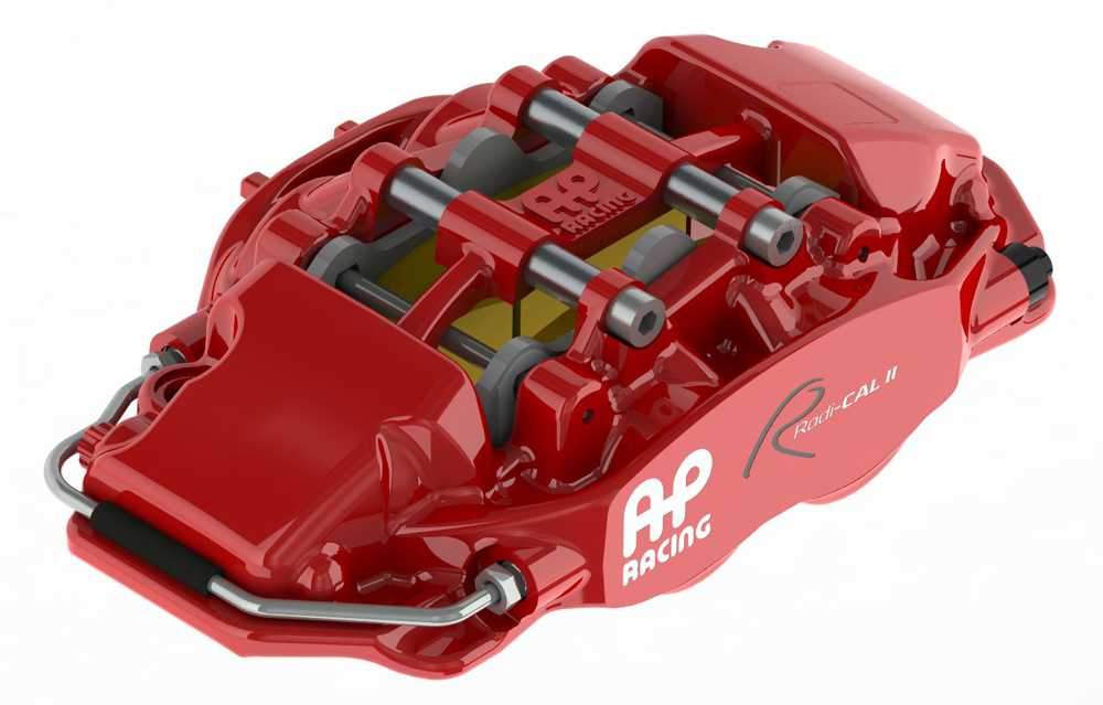 AP Racing 4 Piston CP9542 Radi-Cal 2 Brake Calipers in Red