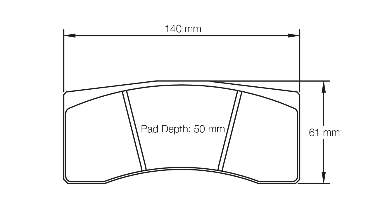 PAGID RACING BRAKE PADS U1896 FERRARI 360 CHALLENGE FRONT