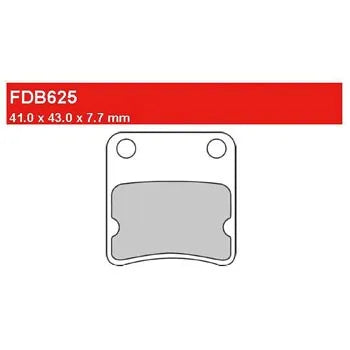 Ferodo Kart Brake Pads FDB625-Parolin KZ/DD2 Front & Parolin, Kart Republic & WPK Minikart Rear