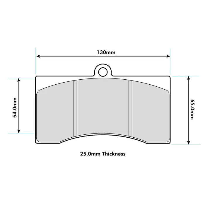Ferodo Brake Pads FRP217 - AP Racing CP3714 Aston Martin front