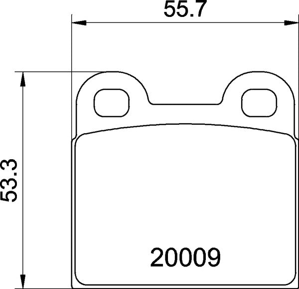 MINTEX RACING BRAKE PADS MDB1012 PORSCHE 911,912 FRONT