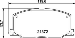 MINTEX RACING BRAKE PADS MDB1400 TOYOTA CELICA FRONT