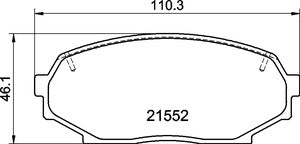 MINTEX RACING BRAKE PADS MDB1413 MAZDA MX-5 NA NA6C - FRONT