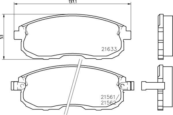 MINTEX RACING BRAKE PADS MDB1451 NISSAN SKYLINE FRONT