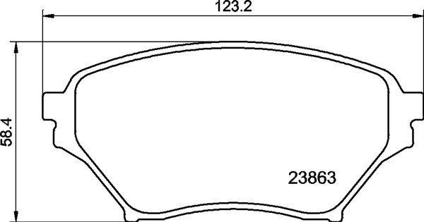 MINTEX RACING BRAKE PADS MDB2248 MAZDA MX-5 NB (2002-2005) - FRONT