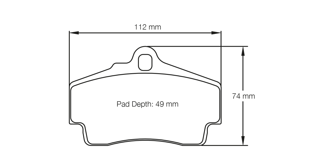 PAGID RACING BRAKE PADS U2406 PORSCHE CAYMAN, BOXTER VARIOUS REAR