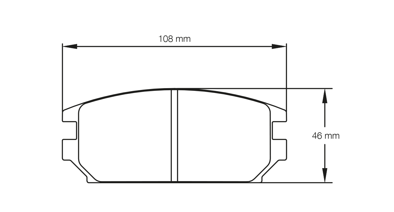 PAGID RACING BRAKE PADS U2445 MITSUBISHI EVO IV REAR