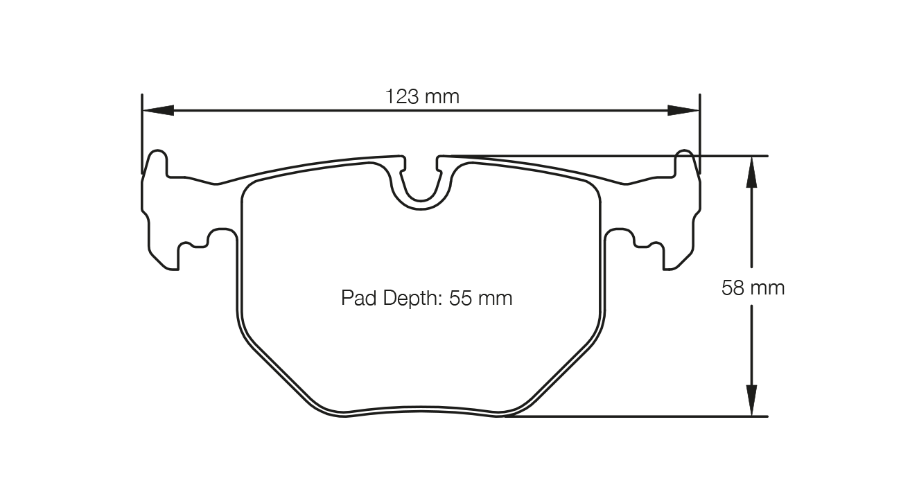 PAGID RACING BRAKE PADS U2685 BMW E46 M3/330i, E39 M5, Z4 M COUPE REAR
