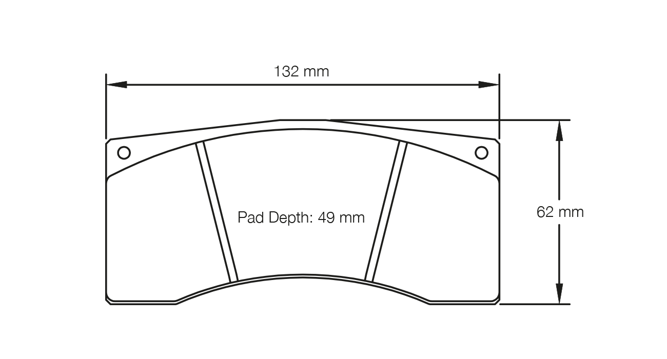 PAGID RACIONG BRAKE PADS U2704 BREMBO CALIPERS
