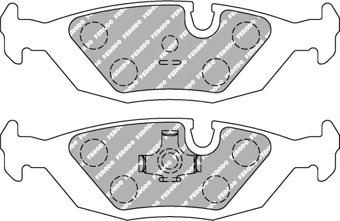 Ferodo Ds2500 Brake Pads FCP296 - BMW E30 Rear