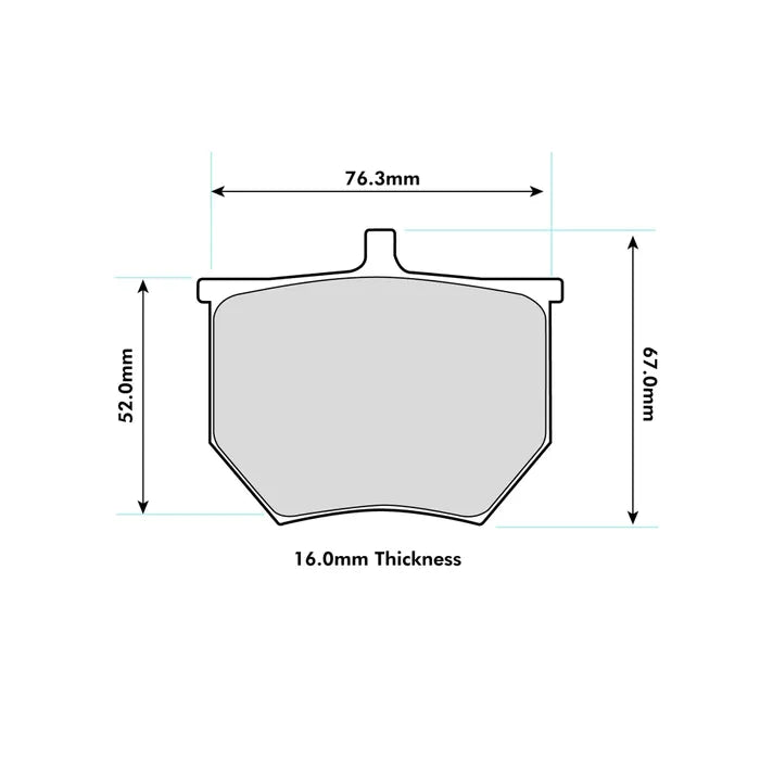 Ferodo Brake Pads FRP202 - AP Racing CP2382/CP2384 Calipers