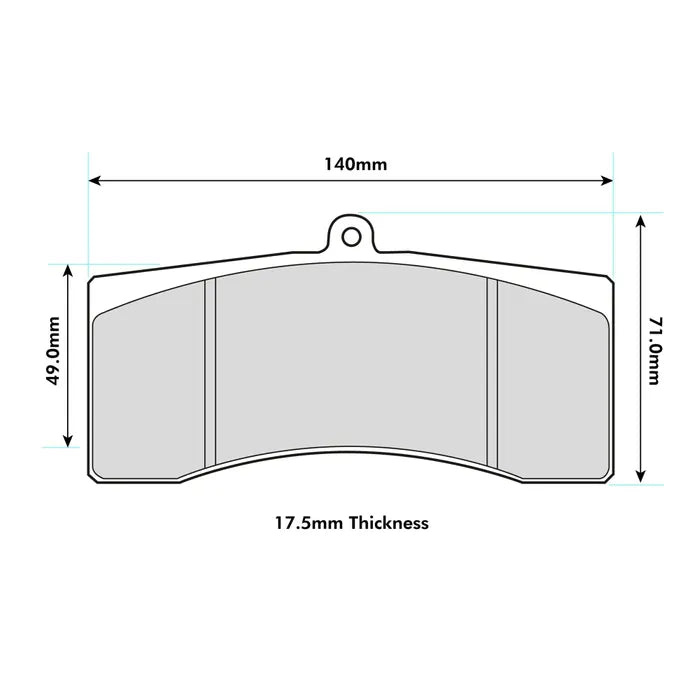 Ferodo Brake Pads FRP3087 - Brembo Calipers. Ford, Mitsubishi.