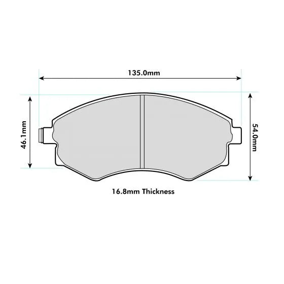 Ferodo Brake Pads FCP600 - Nissan 200 SX (S13) Front