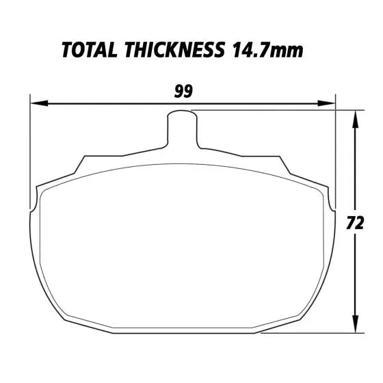 Ferodo DS3000 Brake Pads FCP832