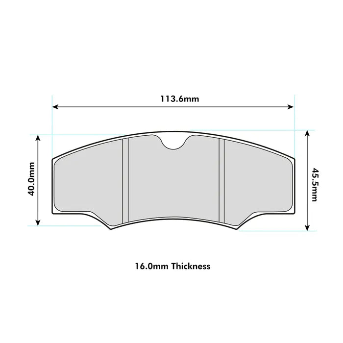 Ferodo Brake Pads FRP218 - AP Racing CP2361 Calipers