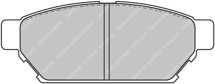 Ferodo Brake Pads FCP1283 - Mitsubishi Lancer EVO 3 (RS Gravel) Rear