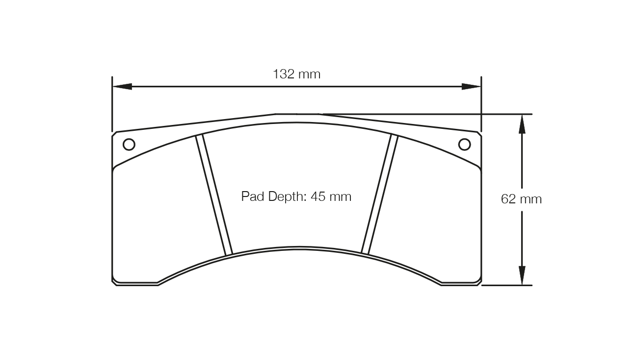 PAGID RACING BRAKE PADS U4916 ALCON B CALIPER - RST5 COMPOUND