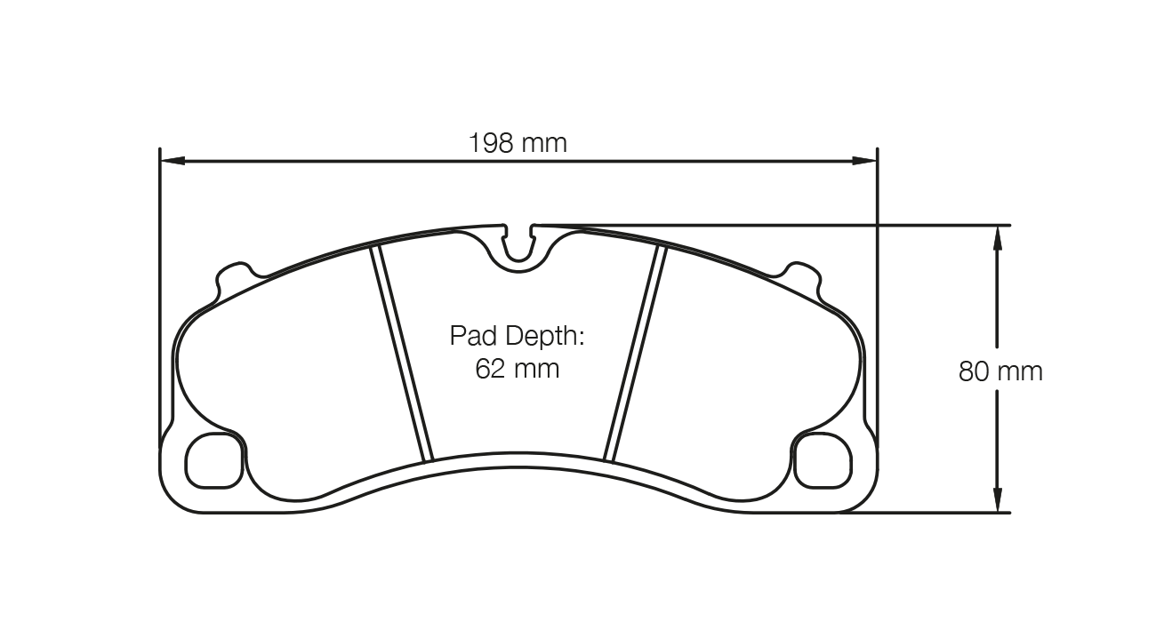 PAGID RACING BRAKE PADS U4924 PORSCHE 718, 981, 991 VARIOUS, 992 VARIOUS FRONT
