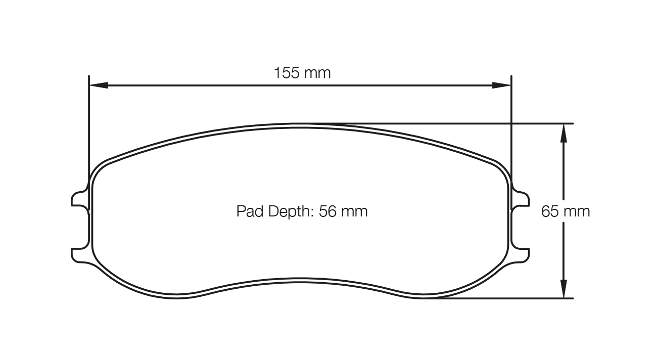 PAGID RACING BRAKE PADS U4928 PORSCHE 991 GT3 CUP, MR & CAYMAN GT4, MR FRONT