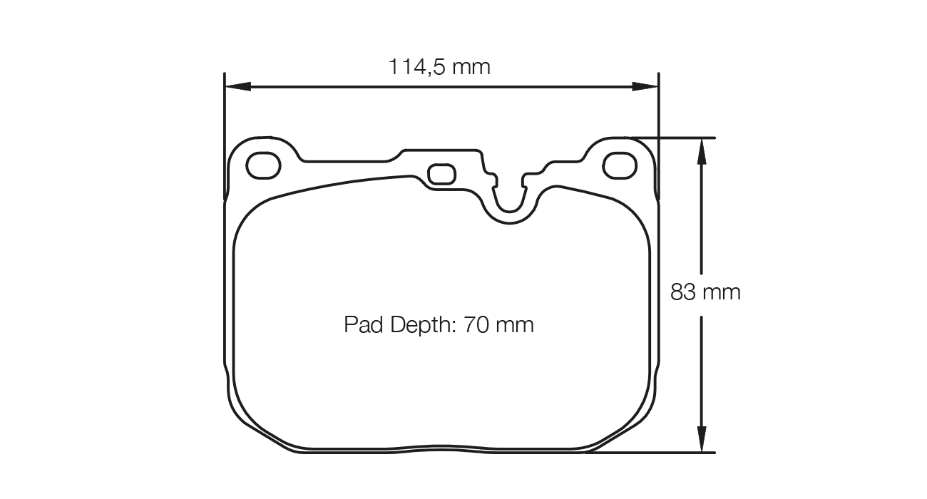 PAGID RACING BRAKE PADS U4931 BMW M2/3/4 FRONT