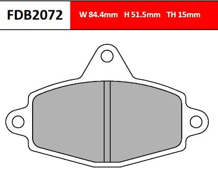 Ferodo Brake Pads FDB2072KA - Old CRG