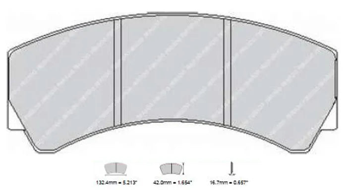 Ferodo Brake Pads FRP3018 - AP Racing CP9450 Calipers