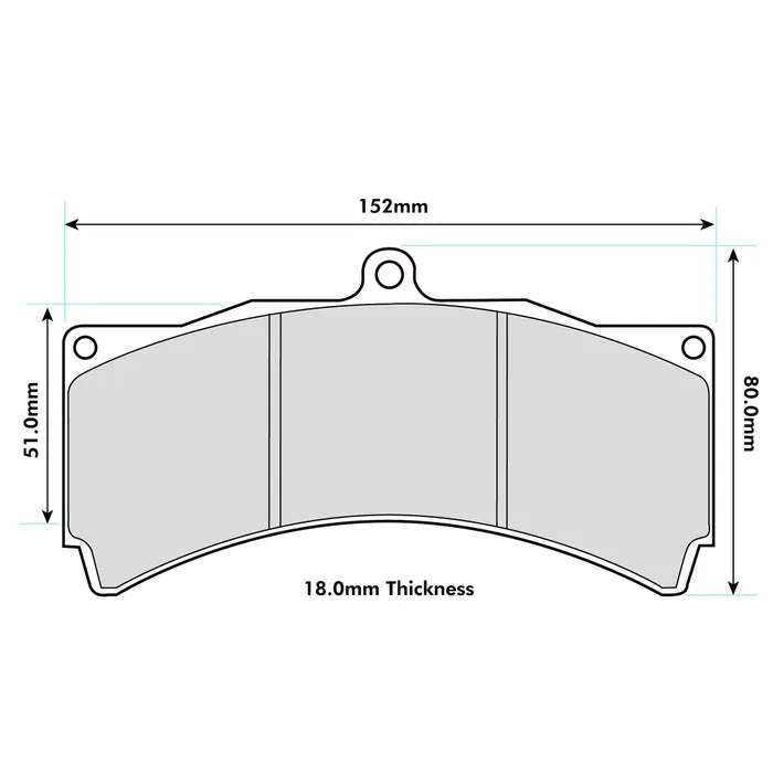 Ferodo Brake Pads FRP3054 - AP Racing CP5555 Calipers