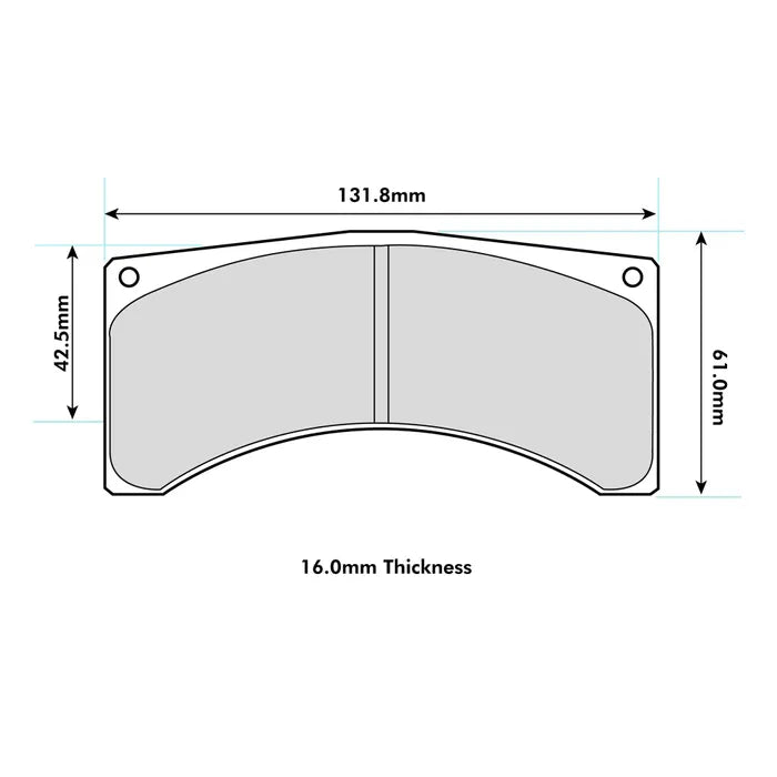 Ferodo DS3000 Brake Pads FRP3032 To Fit Brembo 07.5139 Calipers