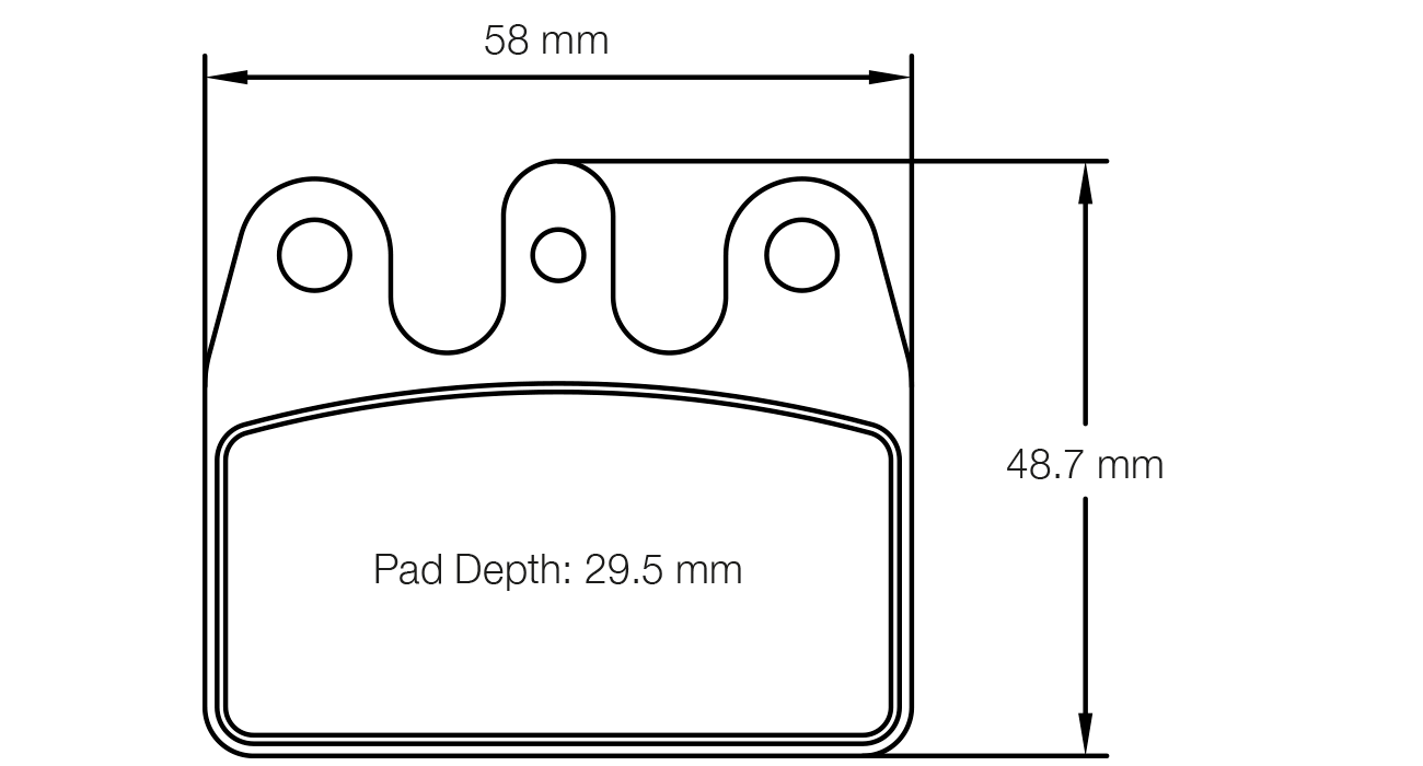 PAGID Go Kart Pads - CRG/GP KZ & DD2 Rear