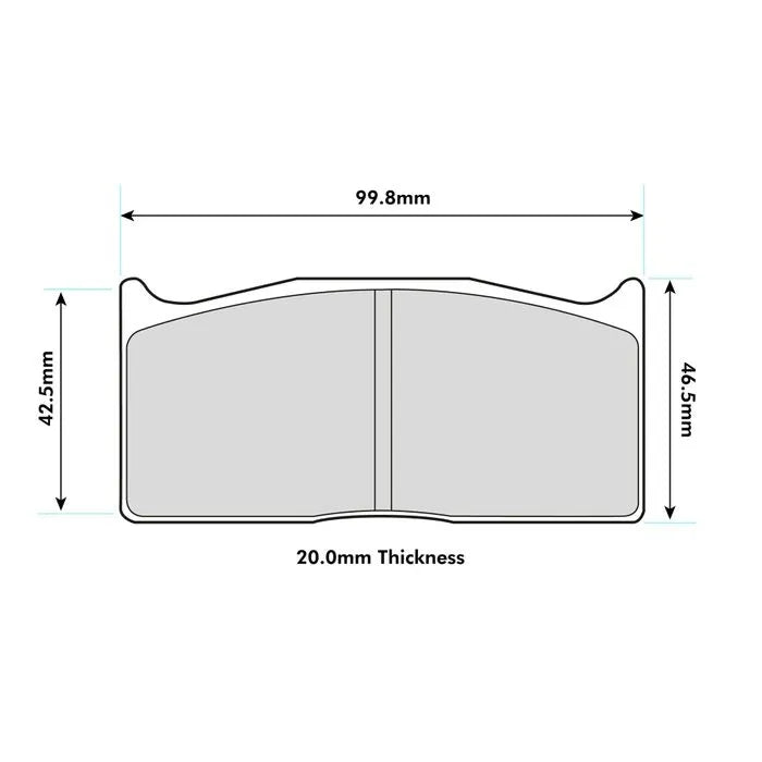 Ferodo Brake Pads FRP308 - Brembo Various Calipers Mitsubishi rear