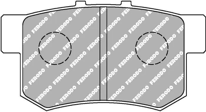 Ferodo Brake Pads FCP956 - Honda Accord & Integra DC2 & DC5 Type-R & Civic Type-R EP3 Rear