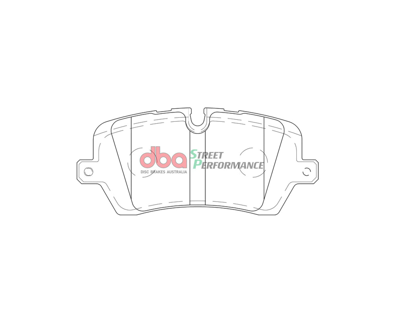 DBA STREET PERFORMANCE PADS DB8919 LAND ROVER DEFENDER REAR