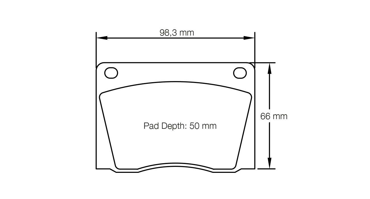 PAGID RACING BRAKE PADS U8042 AC, ASTON MARTIN, VOLVO FRONT