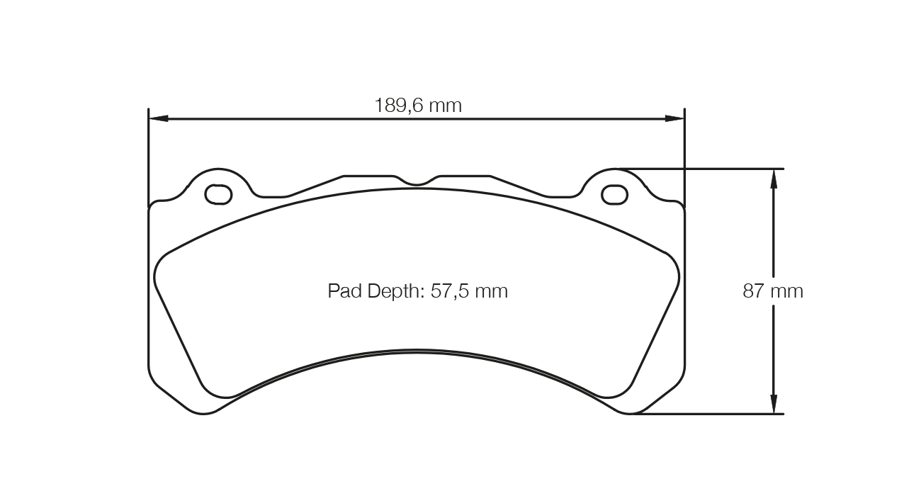 PAGID RACING BRAKE PADS U8062 BREMBO CALIPER