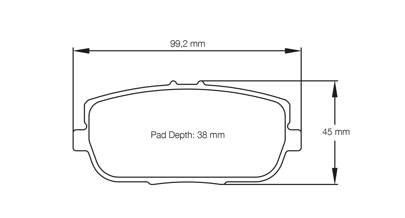 PAGID RACING BRAKE PADS U8077 FIAT ABARTH, MAZDA MX-5 REAR