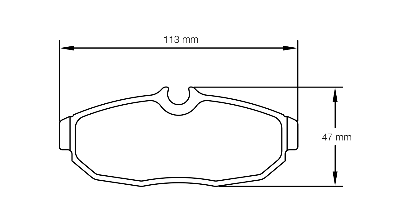 PAGID RACING RSL29 BRAKE PADS U8113 FORD MUSTANG & MUSTANG GT REAR