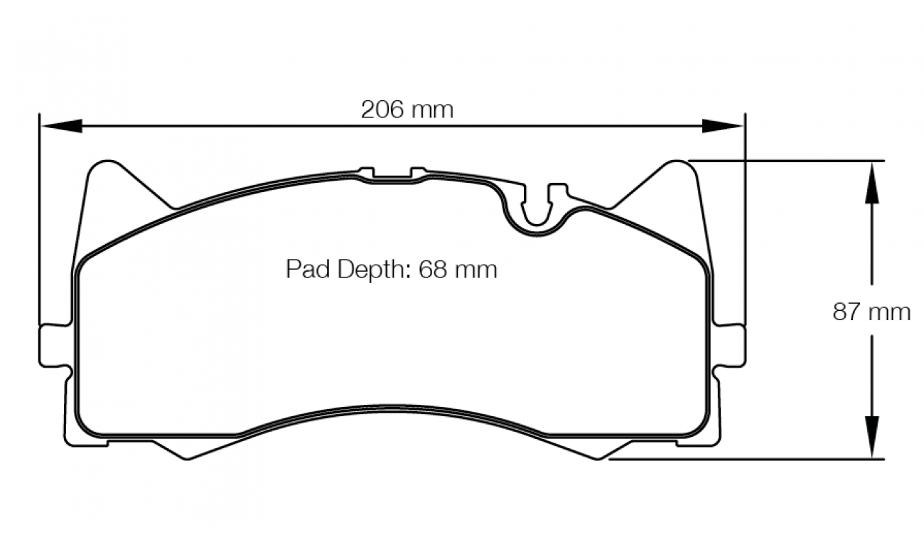 PAGID RACING RSL29 BRAKE PADS U8257 MERCEDES AMG GTS & C 63 AMG AKEBONO CALIPER FRONT