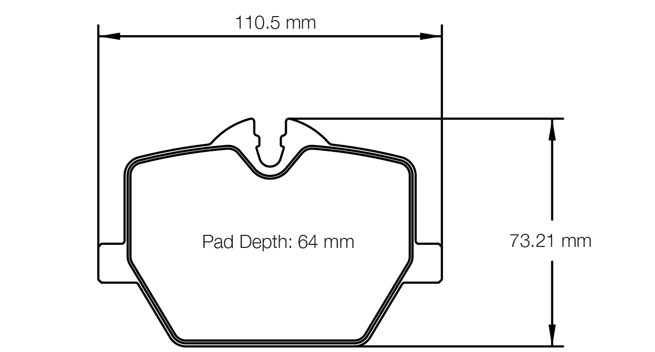 PAGID RACING RSL29 BRAKE PADS U8276 BMW 3/4 SERIES & TOYOTA GR SUPRA REAR