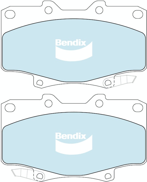 DBA EXTREME PERFORMANCE PADS DB1199 LANDCRUISER FRONT