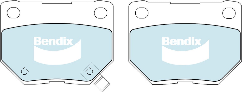 DBA EXTREME PERFORMANCE PADS DB1220 NISSAN SKYLINE REAR