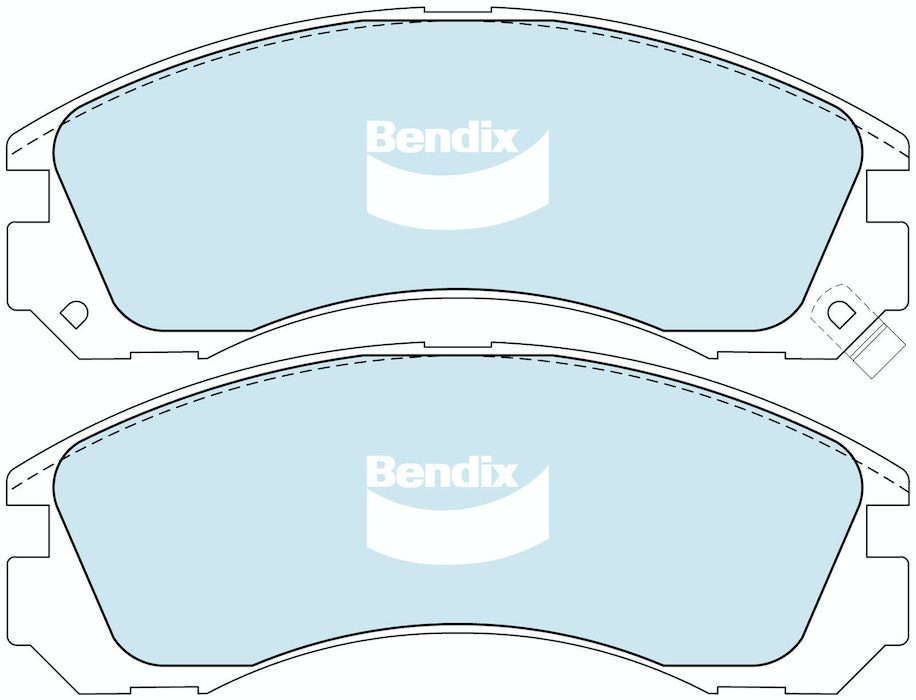 DBA STREET PERFORMANCE PADS DB1223 MITSUBISHI LANCER EVO II, IV, V, VII - Front