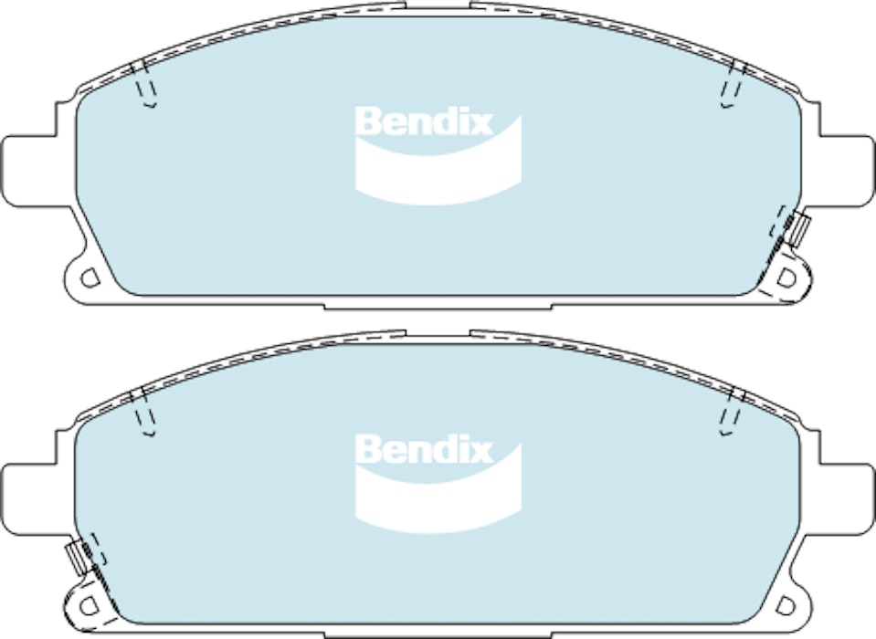 DBA STREET PERFORMANCE PADS DB1333 NISSAN PATHFINDER FRONT