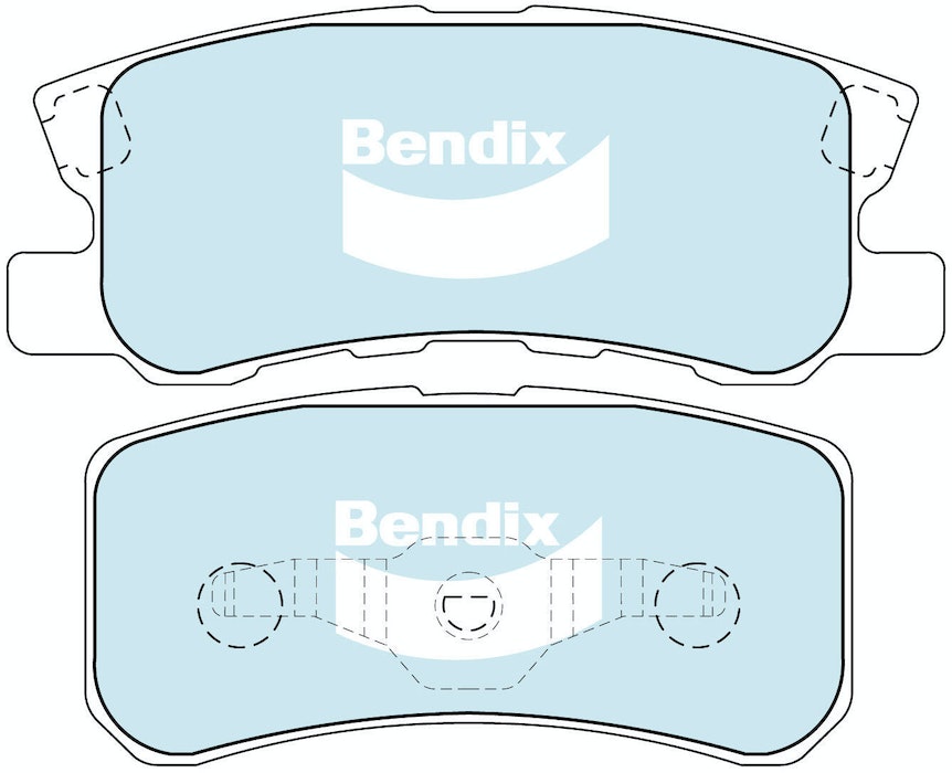 DBA STREET PERFORMANCE PADS DB1464 MITSUBISHI LANCER RALLIART REAR