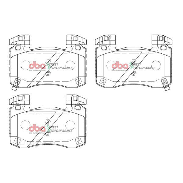 DBA STREET PERFORMANCE PADS DB15003 KIA STINGER FRONT