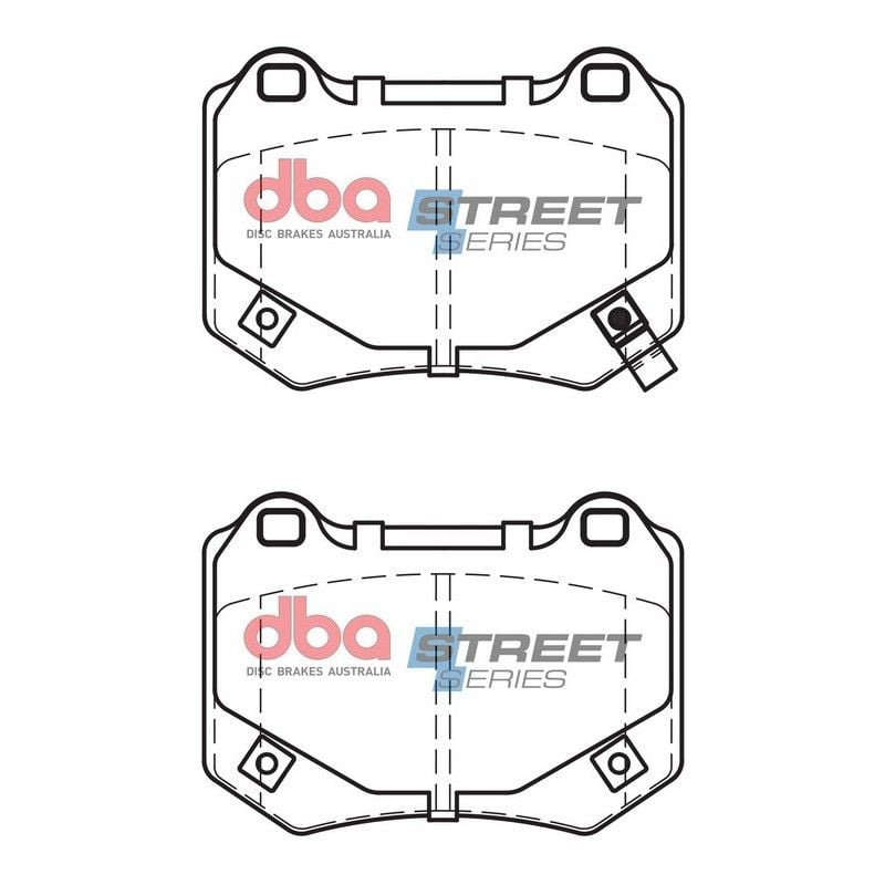 DBA STREET PERFORMANCE PADS DB15007 SUBARU WRX STI BREMBO REAR